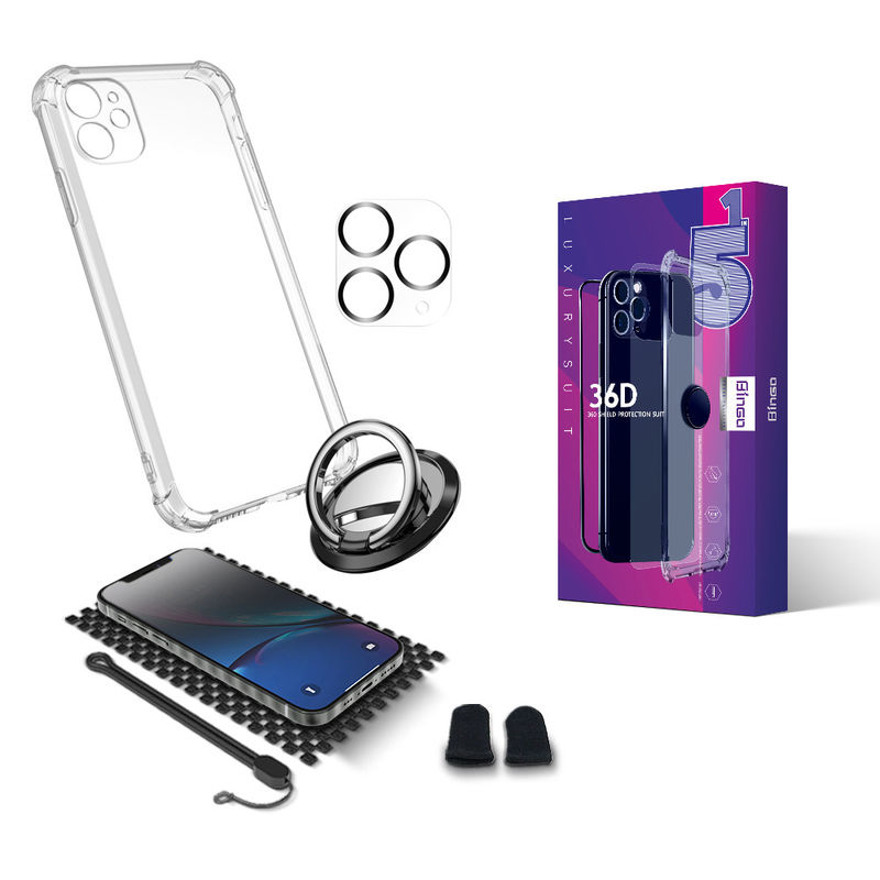 OEM ODM  Screen Protector Phone Case Set For Iphone